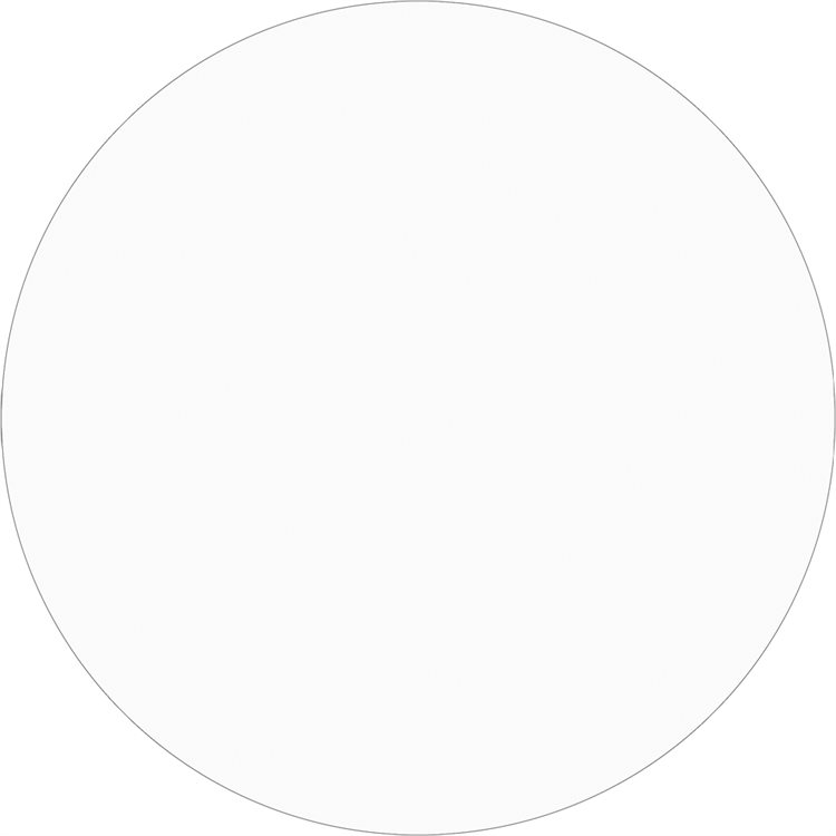 2" Circle Clear Removable Labels