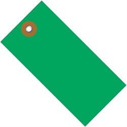 4 1/4 x 2 1/8" Green Tyvek® Shipping Tag