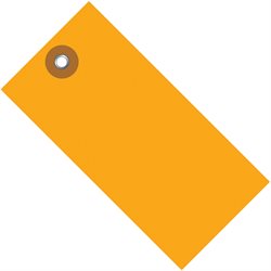4 3/4 x 2 3/8" Orange Tyvek® Shipping Tags