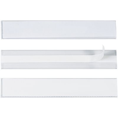 1 x 6" Hol-Dex® Self-Adhesive Plastic Label Holders