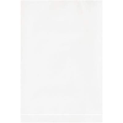 4 x 6" - 2 Mil White Flat Poly Bags