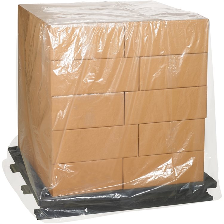 58 x 48 x 90" 2 Mil Clear Pallet Covers