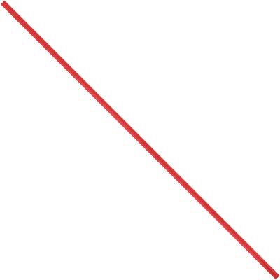 8 x 5/32" Red Plastic Twist Ties