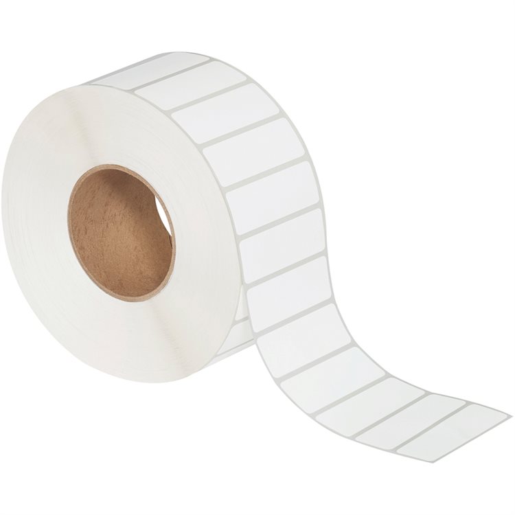 3 x 1" White Thermal Transfer Labels